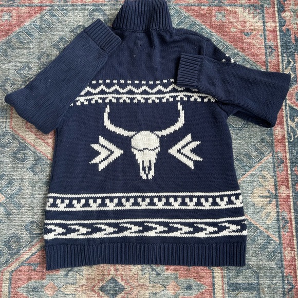 Men’s lucky brand steelhead ZipUp sweater cowl neck - Picture 2 of 5